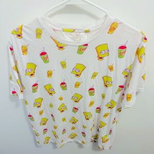 Bart Simpson Squishee Print T-Shirt